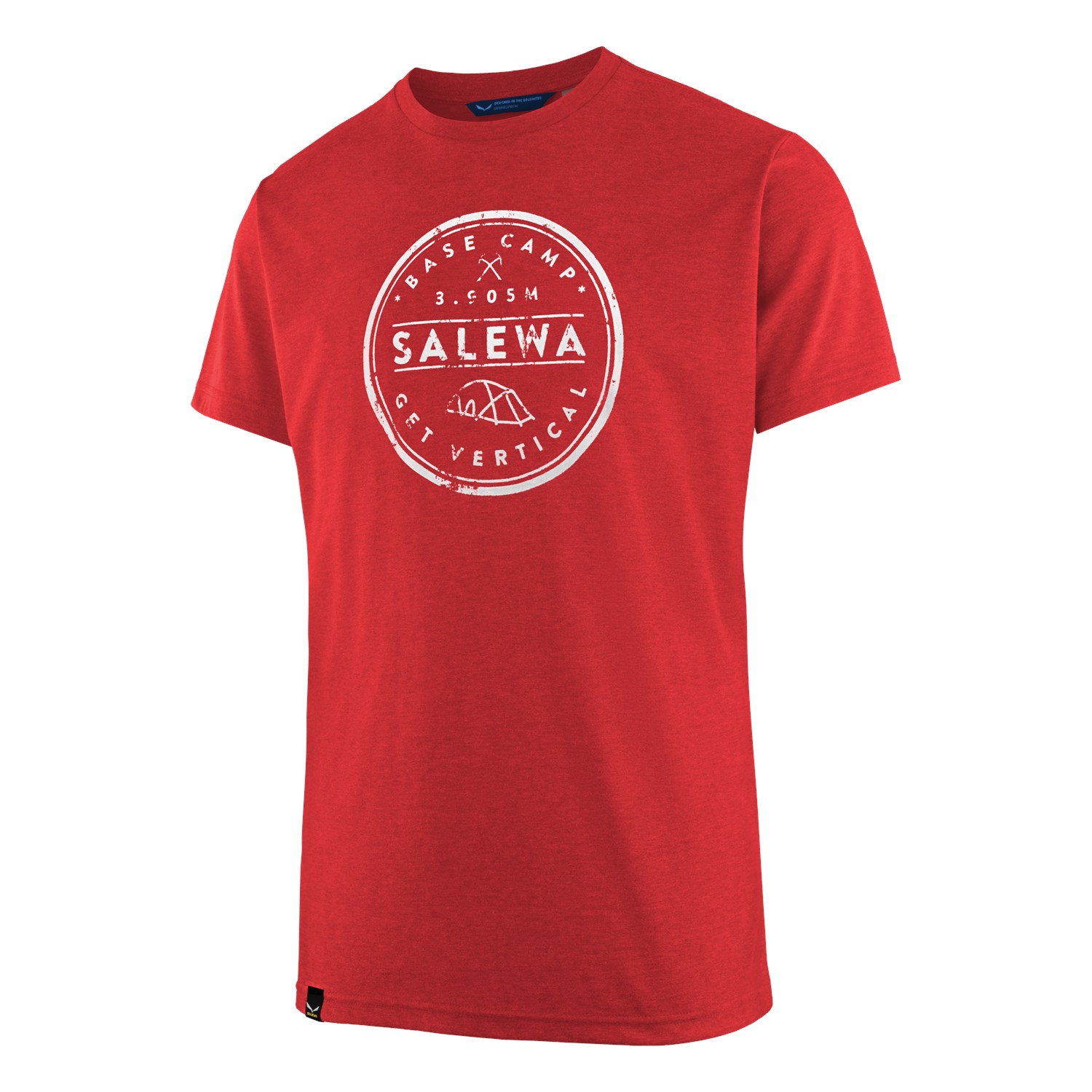 Camisetas Hombre Chile - Salewa Base Camp Drirelease® - Rojas - DRTQ-50489